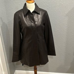 Banana Republic 100% genuine leather jacket- small